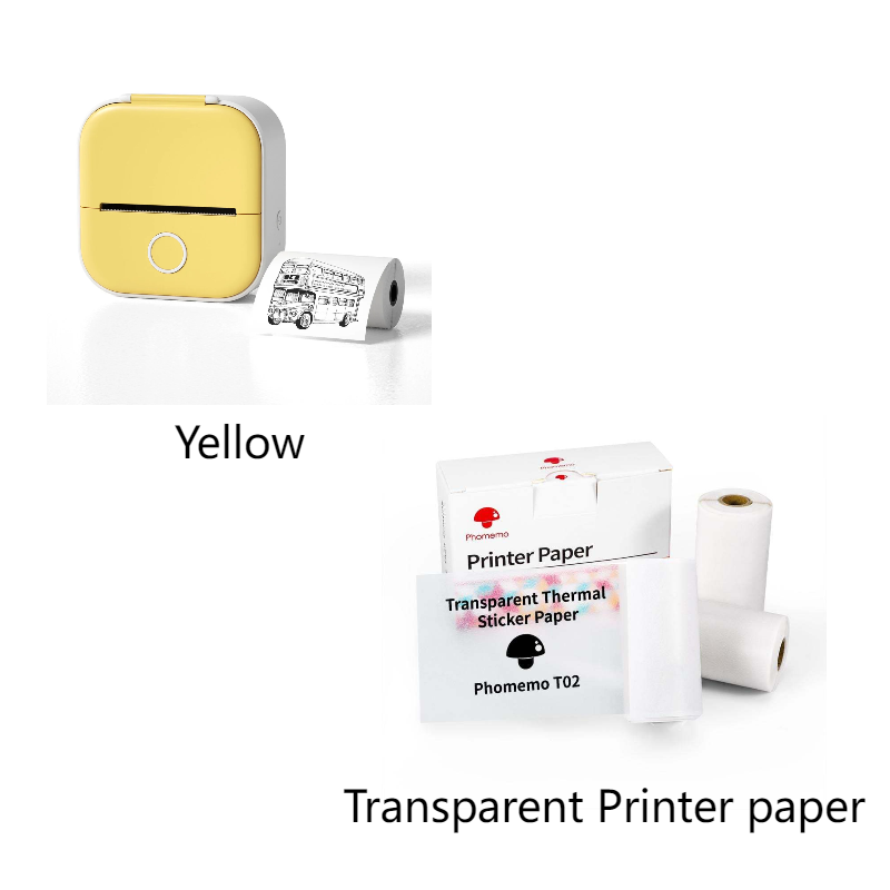 Portable Mini Thermal Printer Portable Mini Thermal Label Printer Home Photo Printer Student Wrong Question