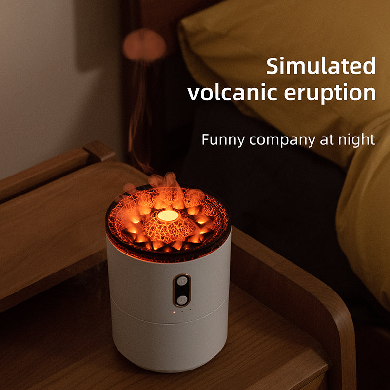 Colorful Flame Aroma Diffuser Humidifier Enjoy Relaxation with Auto Off Feature