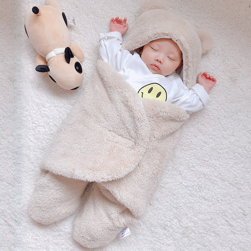 Winter Warmth for Newborns Embrace Cozy Comfort with Our Baby Sleeping Bag Envelope a Perfect Swaddle Blanket for Snug and Safe Slumber