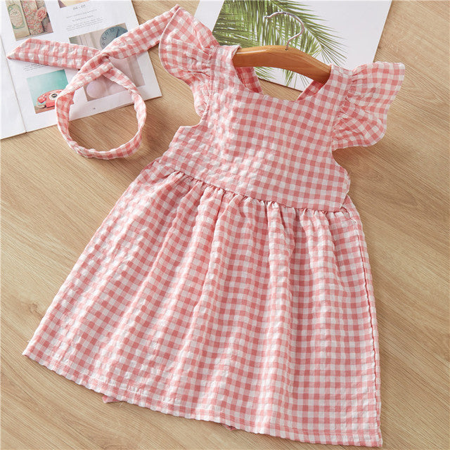 Sunny Style for Little Princesses Sleeveless Summer Dresses for Baby Girls Radiating Cuteness and Comfort