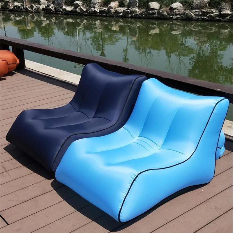 Outdoor Comfort Camping Sofa Inflatable Sofa Portable Air Bed for Casual Beach Recliner and Floatation Bed