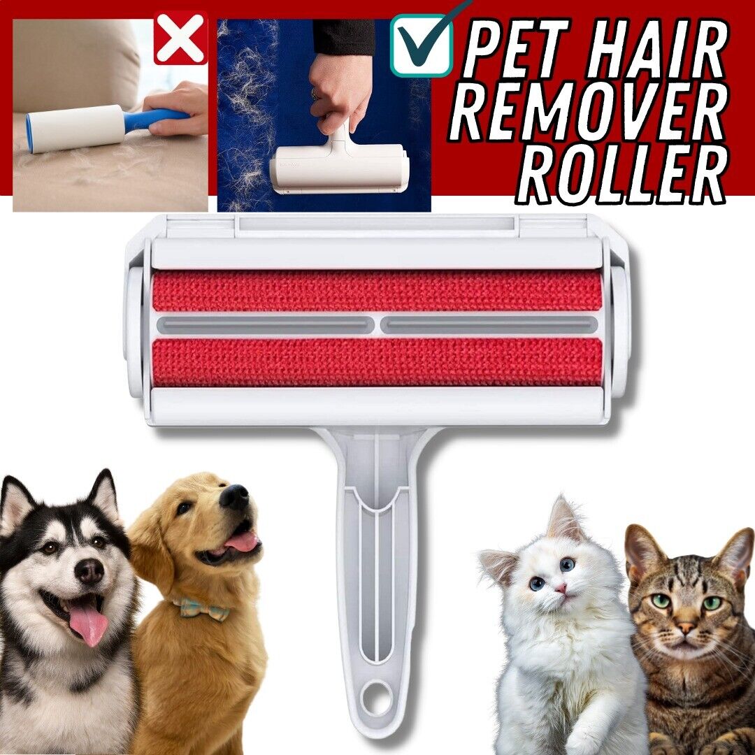 Reusable Hair Roller Cleaning Brush Sofa Clothes Pet Hair Lint Remover Dog Cat