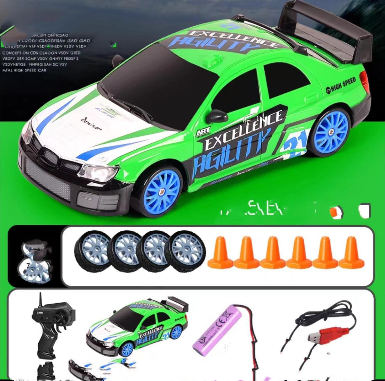 4WD 2.4G RC Drift Car Remote Control GTR AE86 Model Racing Toy for Kids