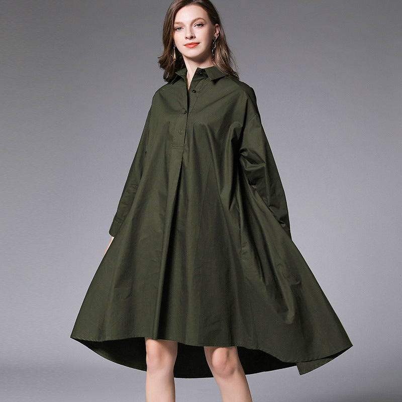 Women's Shirt Dress Loose Fashion