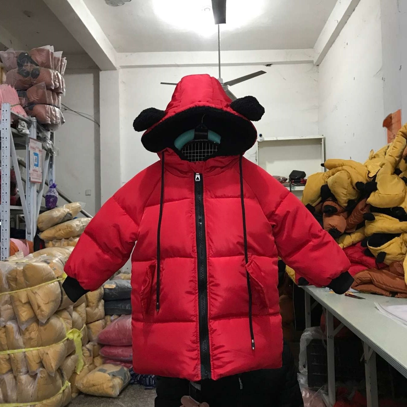 Snug and Stylish Cute Children Padded Jacket for Winter Warmth