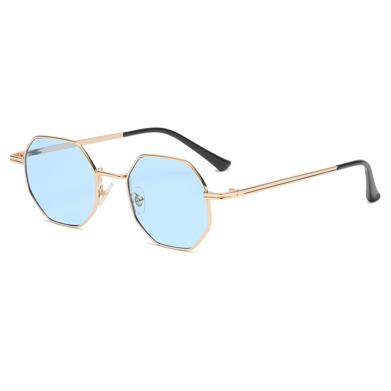 Timeless Elegance Classic Vintage Metal Multilateral Sunglasses for a Touch of Retro Charm