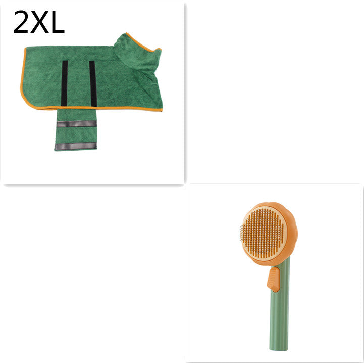 Hot Selling Pet Cat Brush: Self-Cleaning Steel Wire Comb