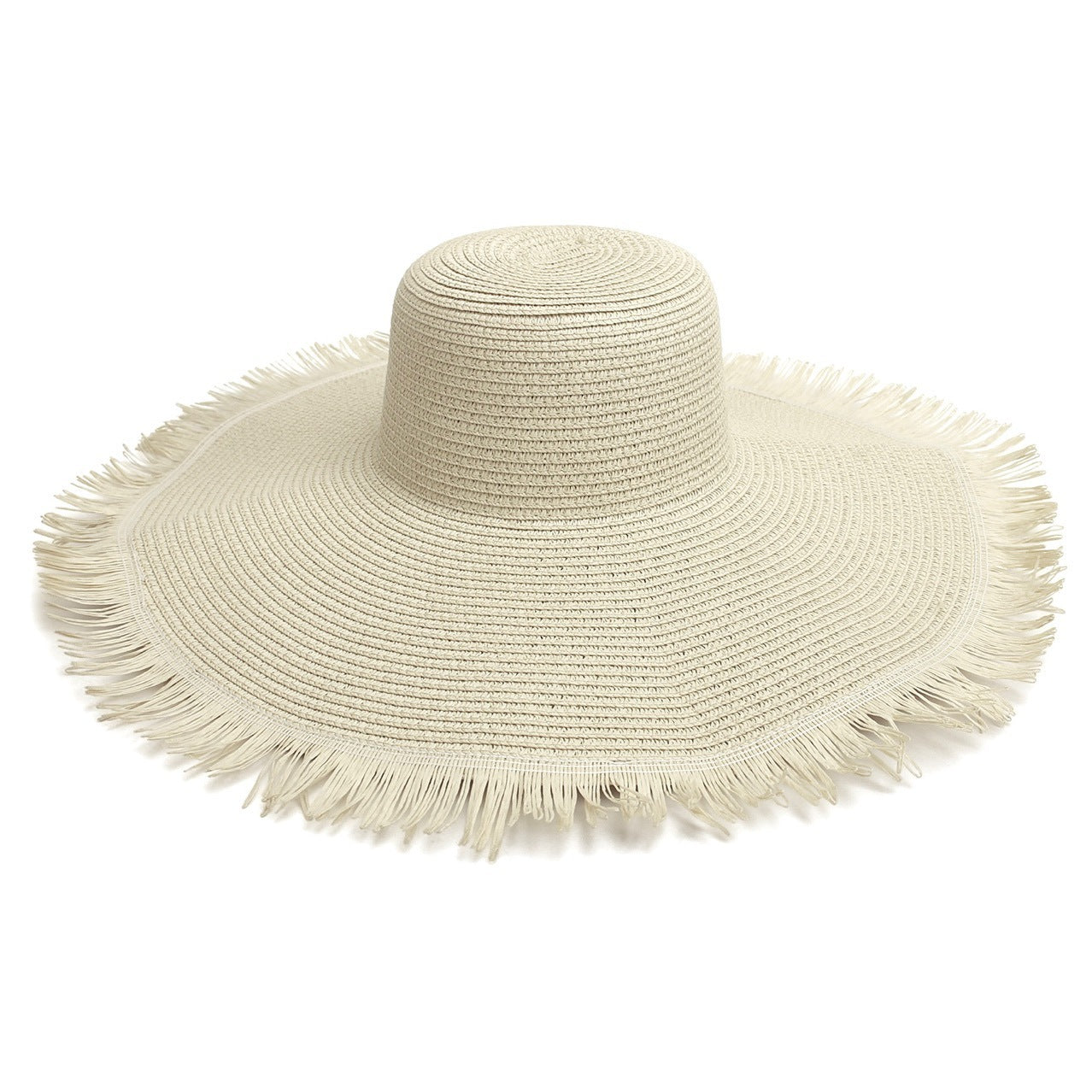 Ultimate Sun Protection Big Brim Beach Sun Hat for Women Crafted with Woven Brim Straw for Stylish Summer Days