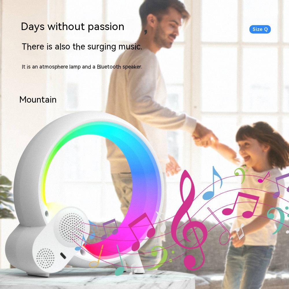 Creative Alarm Clock with Bluetooth Audio and Sunrise Wake-up