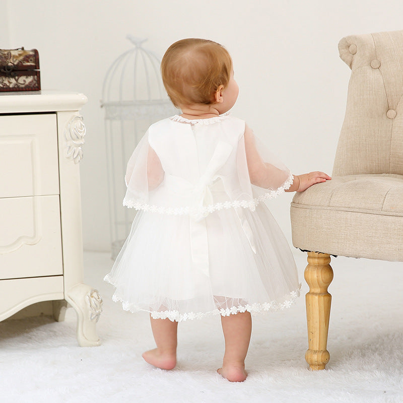 Beautiful Baby Girl One Year Old Full Moon Wedding Dress A Special Outfit for a Memorable Occasion