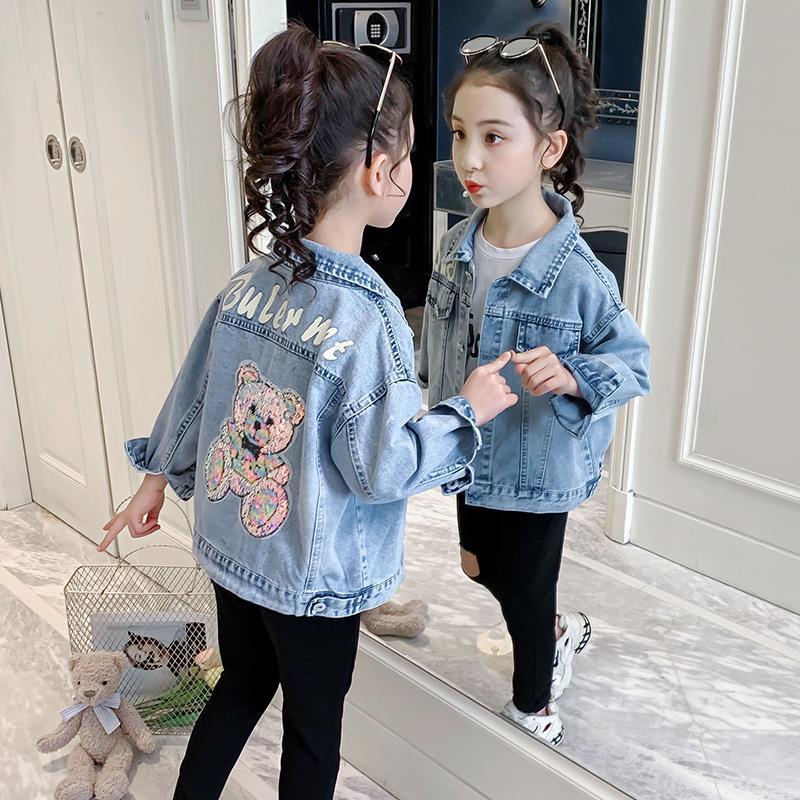 Kids Fashion Fun Explore Our Collection of Cartoon Jacket Clothes Offering Denim Tops for Children with Playful Style and Comfort