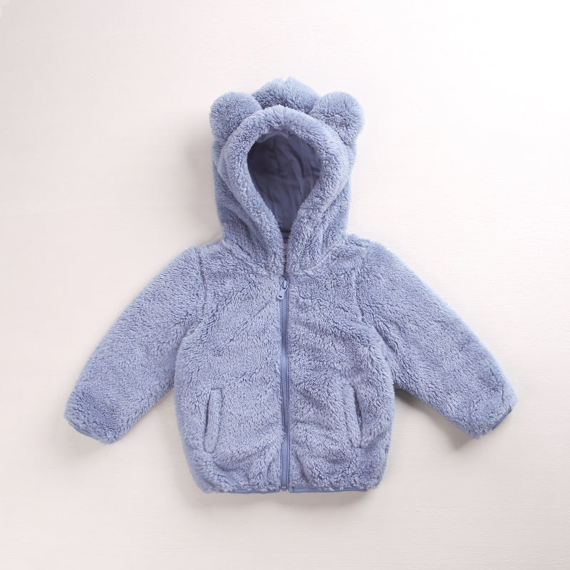 Stay Warm and Stylish Children Fleece Jacket Ideal for Both Girls and Boys to Brave the Autumn Chill