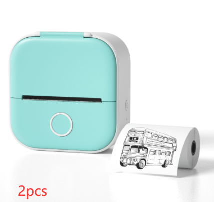 Portable Mini Thermal Printer Portable Mini Thermal Label Printer Home Photo Printer Student Wrong Question