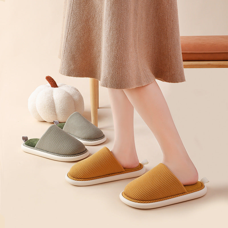 Stay Warm and Slip-Proof with Winter House Slippers Soft Furry Plush, Eva Sole, Ideal for Women's Footwear on Chilly Floors