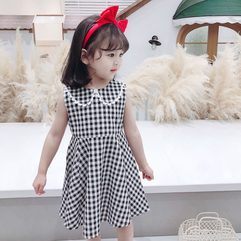 Western Style Baby Cotton Dress Children Princess