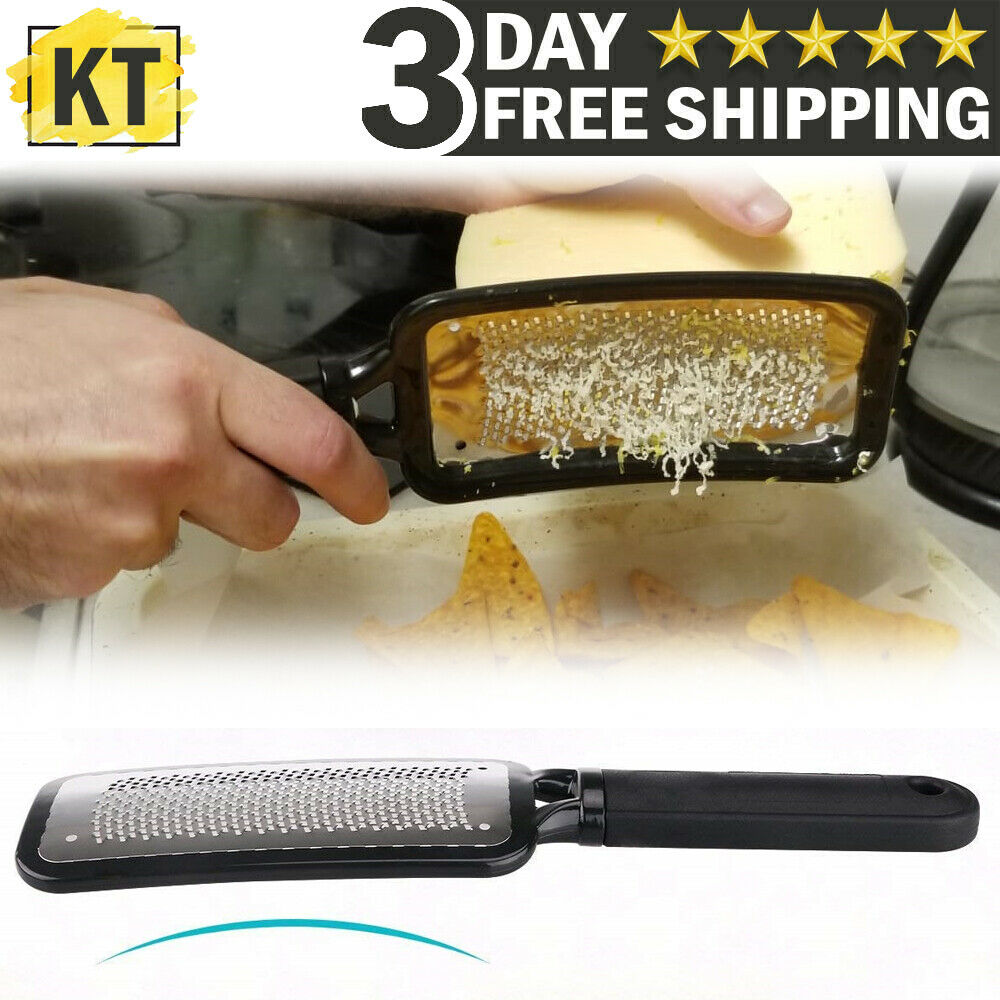 Handheld Zester & Grater: Fine Shredding, Scraper, Lemon Zester, Cheese Grater