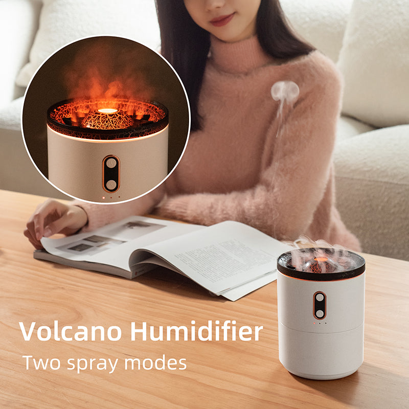 Colorful Flame Aroma Diffuser Humidifier Enjoy Relaxation with Auto Off Feature