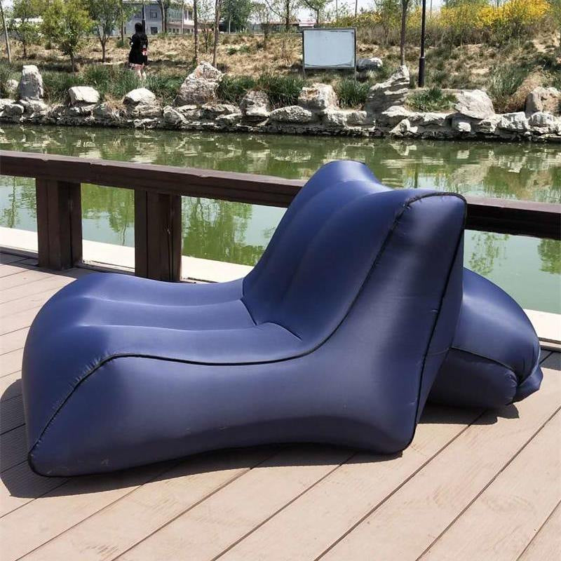 Outdoor Comfort Camping Sofa Inflatable Sofa Portable Air Bed for Casual Beach Recliner and Floatation Bed