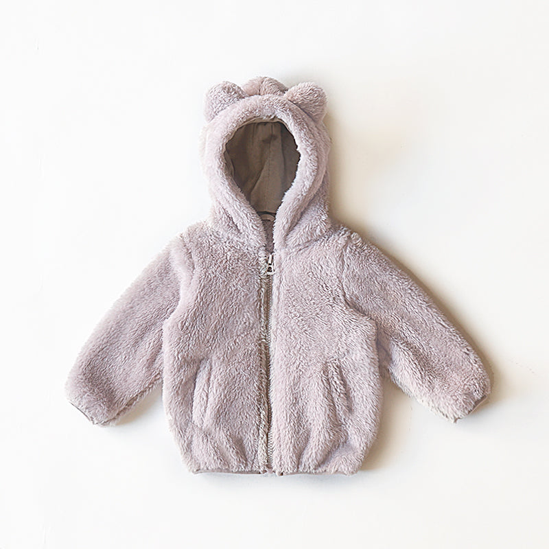 Stay Warm and Stylish Children Fleece Jacket Ideal for Both Girls and Boys to Brave the Autumn Chill