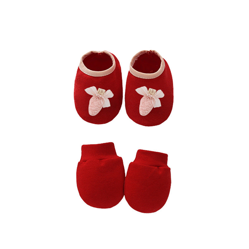 Soft and Snug Essentials Adorable Cotton Gloves and Foot Covers for Your Precious Baby Utmost Comfort and Warmth