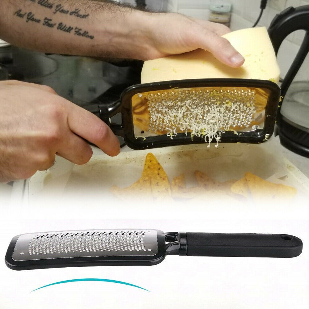 Handheld Zester & Grater: Fine Shredding, Scraper, Lemon Zester, Cheese Grater