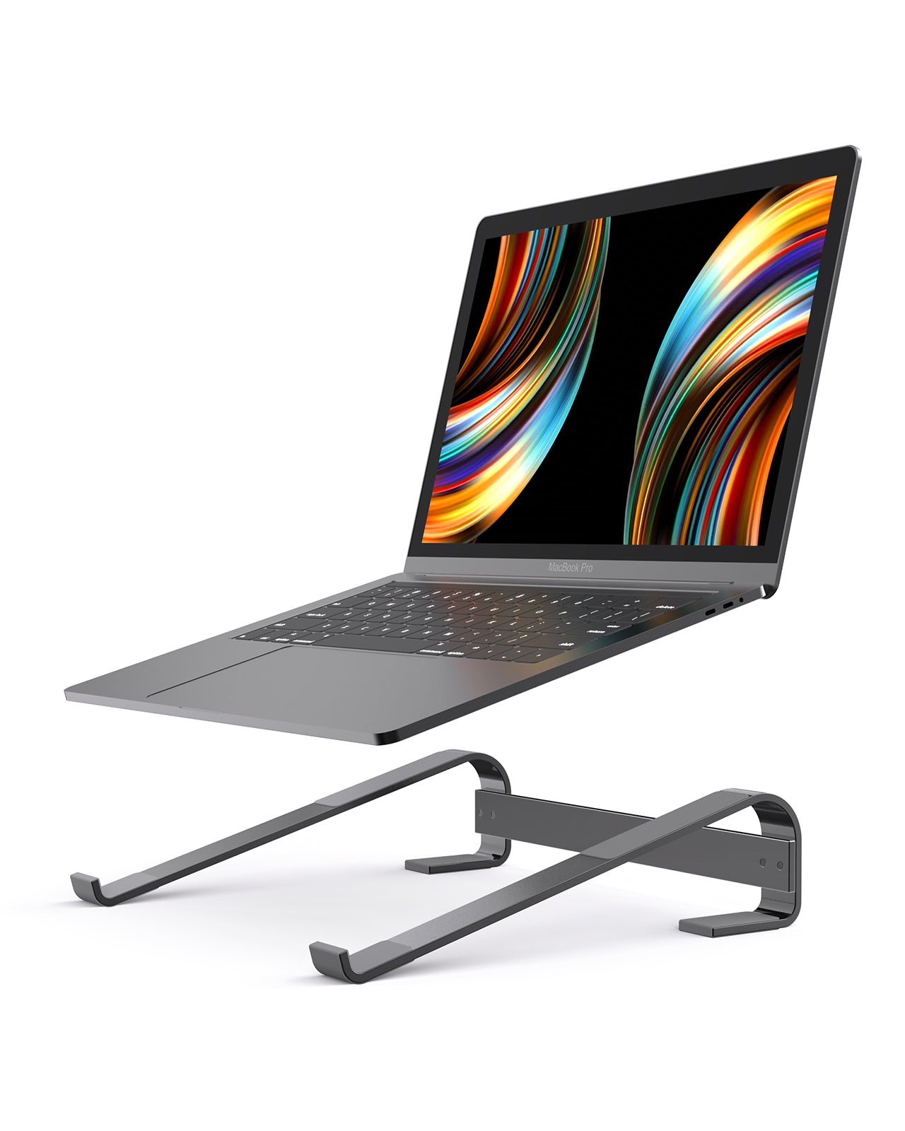 Removable Laptop Rise Laptop Stand Aluminium Portable Ventilated Detachable Ergonomic Laptop Holder