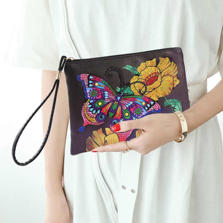 Creative Sparkle Fashion DIY Diamond Painting Handbag for Personalized Style