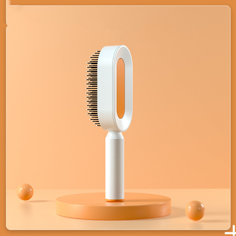 One-key Cleaning Hair Loss Airbag Massage Scalp Comb Anti-Static Hairbrush Self Cleaning Hair Brush For Women