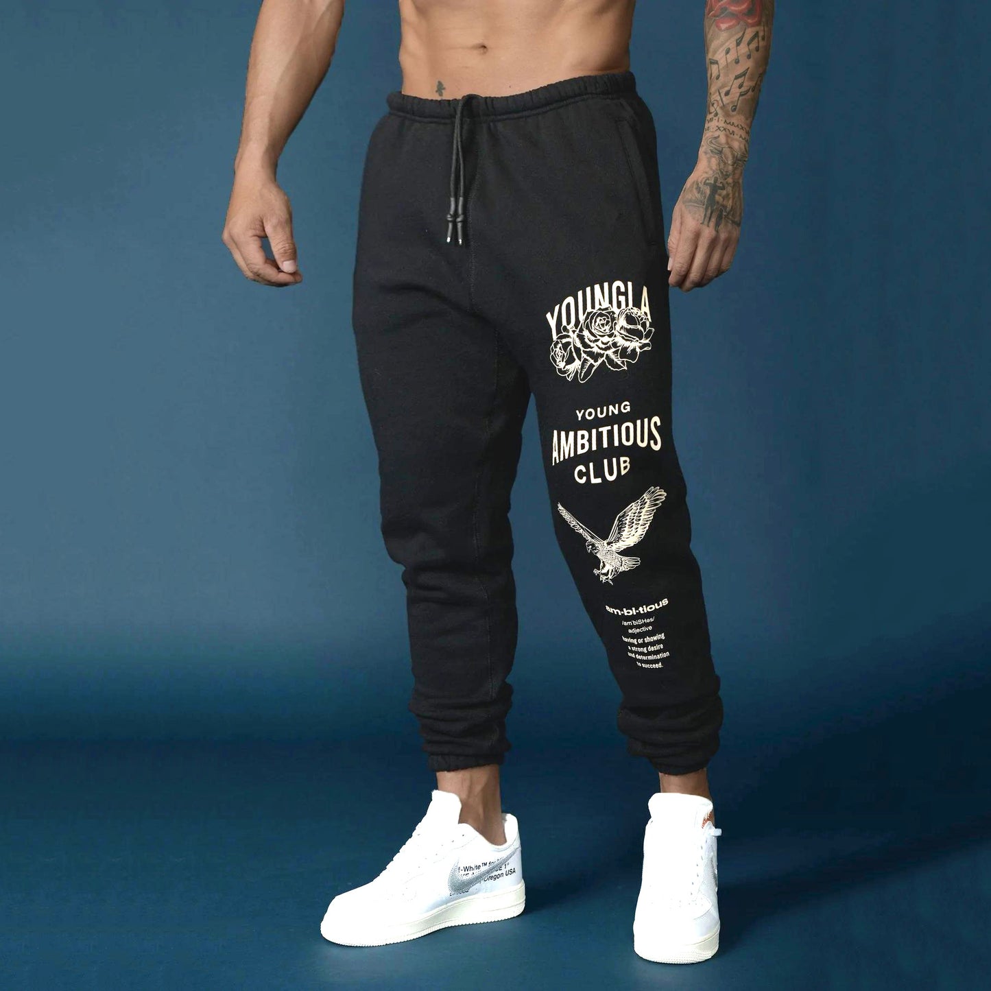 Men's Thicken Ankle-tied Sports Pants