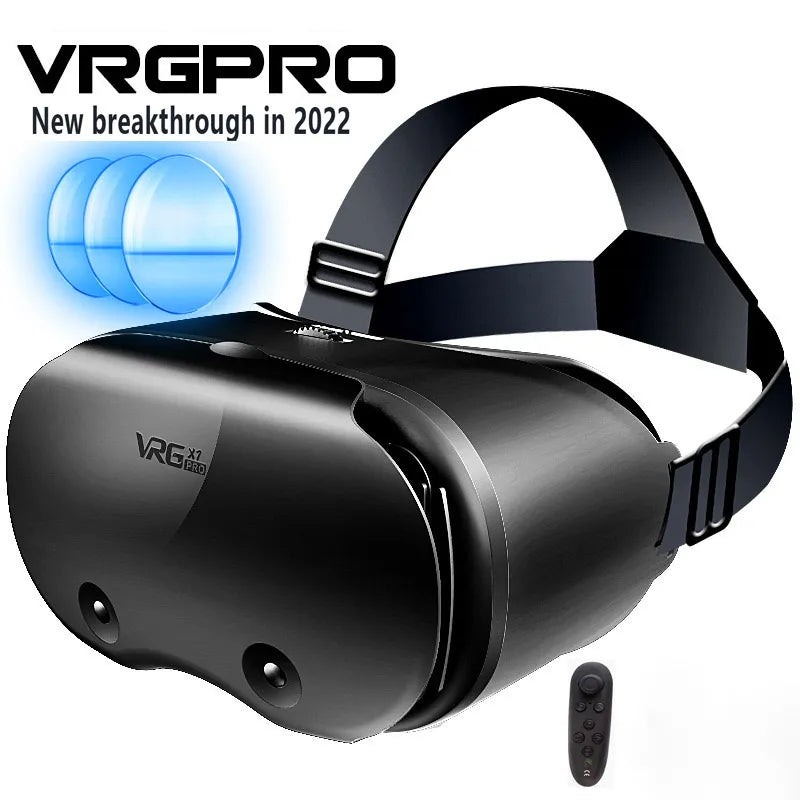 VRGPro X7 3D Helmet VR Glasses 3D Glasses Virtual Reality Glasses VR Headset For Google cardboard 5-7' Mobile with original box