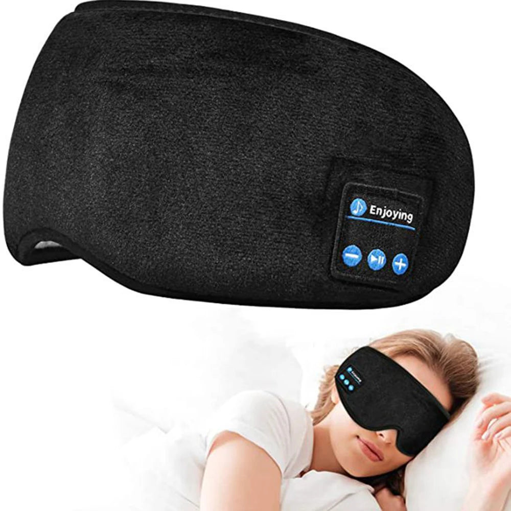 Bluetooth Sleeping Headphones Comfortable Eye Mask with Wireless Music