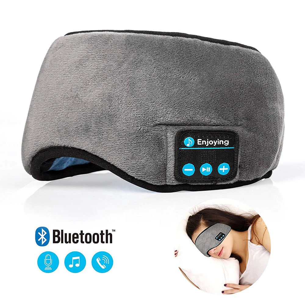 Bluetooth Sleeping Headphones Comfortable Eye Mask with Wireless Music