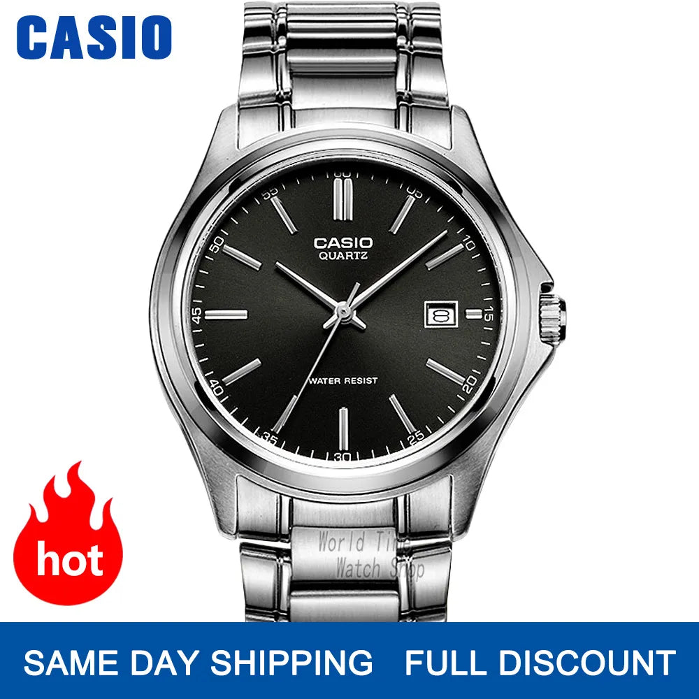 Casio Precision Brand Luxury Quartz Watch for Men Waterproof Sporty and Military Inspired Elegance