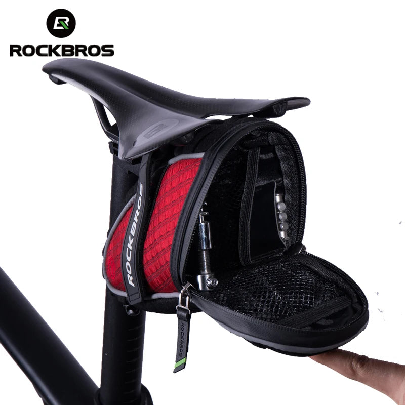 Rainproof Saddle Bag Reflective Bicycle Bag Shockproof Cycling Rear Seatpost Bag MTB Bike Accessories