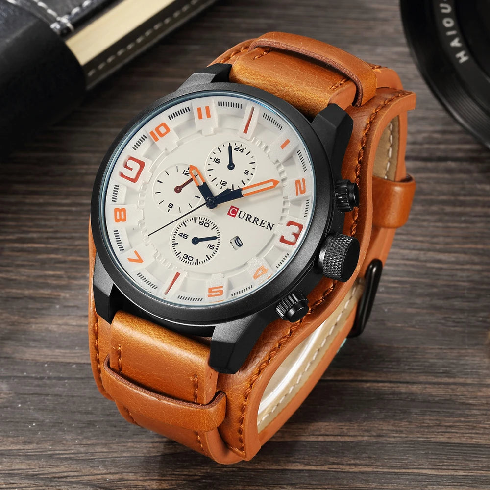 Steampunk Edition Top Brand Luxury Men's Military Quartz Watch – A Timepiece that Commands Attention on Every Adventure