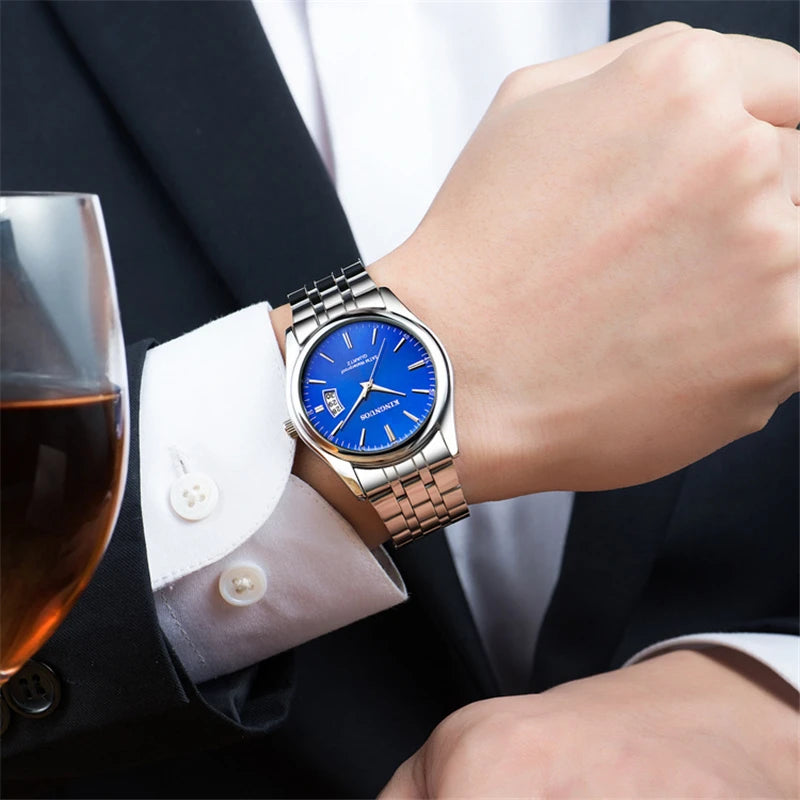 Timeless Sophistication: Elevate Your Style with the 2023 Top Brand Luxury Men's Sports Watch – Waterproof, Date-Ready, and Exceptionally Refined