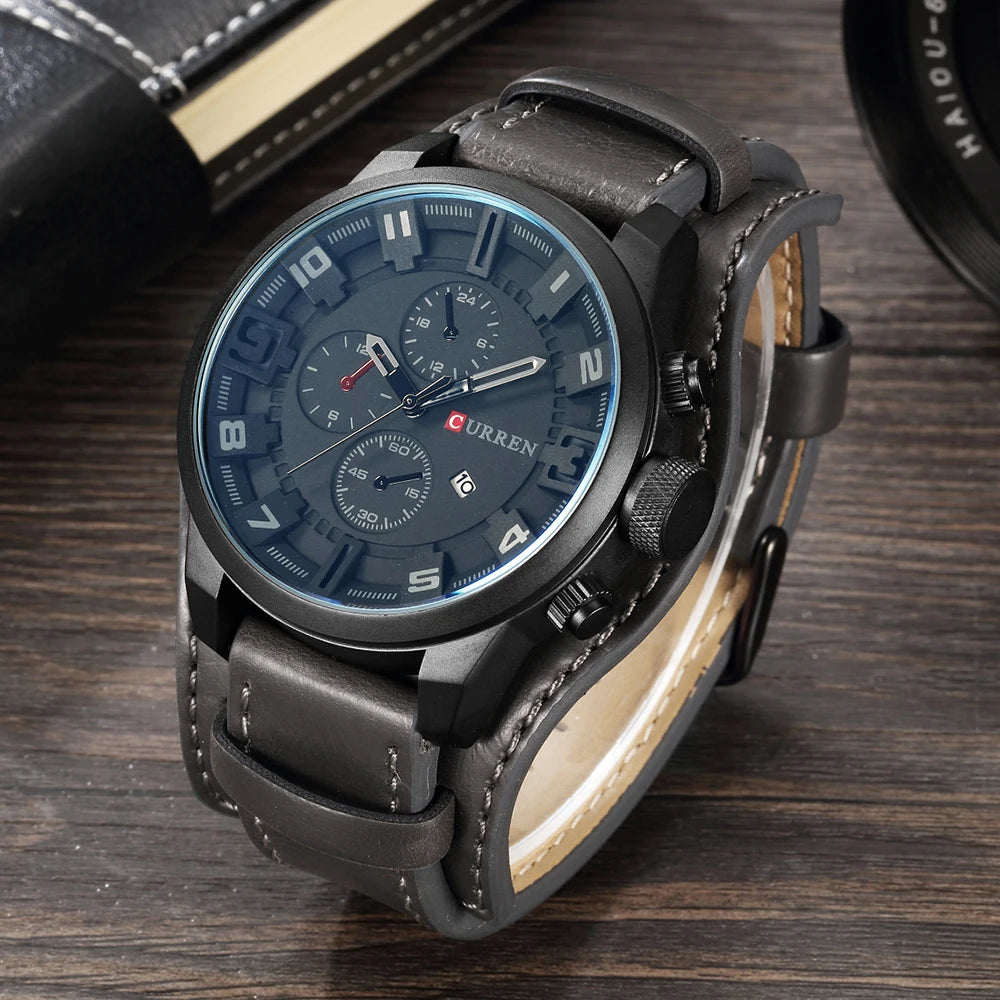 Steampunk Edition Top Brand Luxury Men's Military Quartz Watch – A Timepiece that Commands Attention on Every Adventure