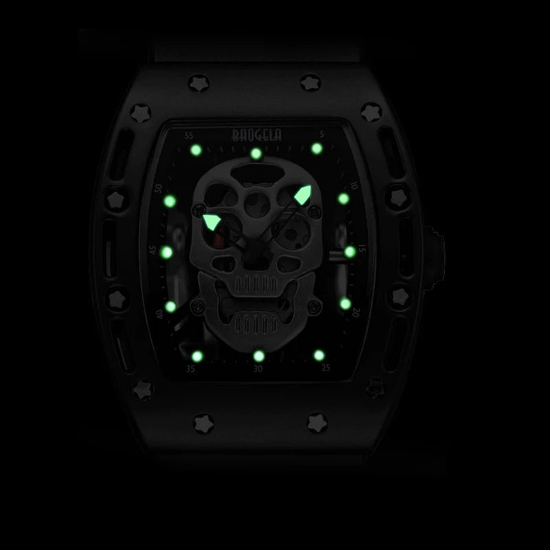 BAOGELA Pirate Skull Men Watch A Bold Statement of Style Durability and Adventure