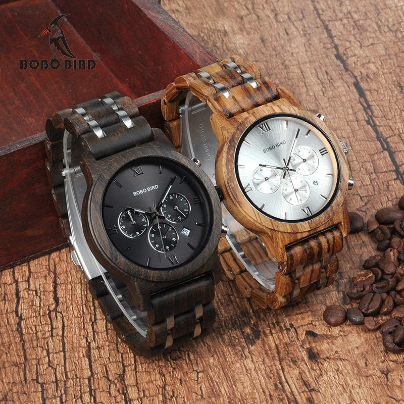 Metal Men's Chronograph Watch: Luxury Timepiece with Date Function (relogio masculino