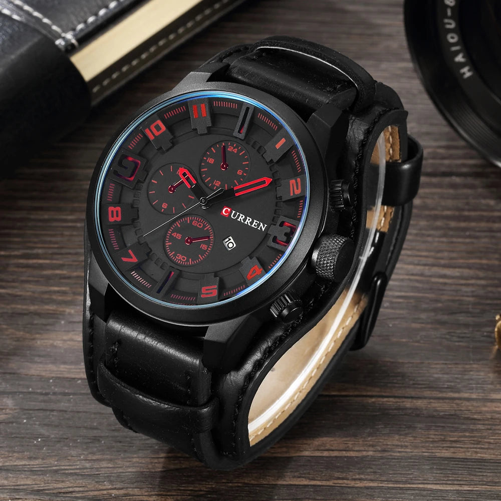 Steampunk Edition Top Brand Luxury Men's Military Quartz Watch – A Timepiece that Commands Attention on Every Adventure