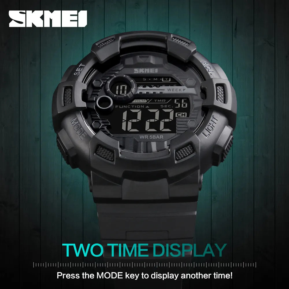 SKMEI 1243 Conquer Every Moment with Precision – The Ultimate Outdoor Sport Watch for Men