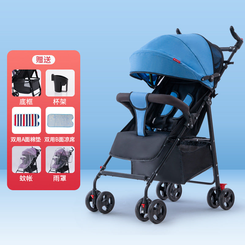 Ultra Light and Portable Baby Stroller Designed to Sit and Lie Simple Yet Functional