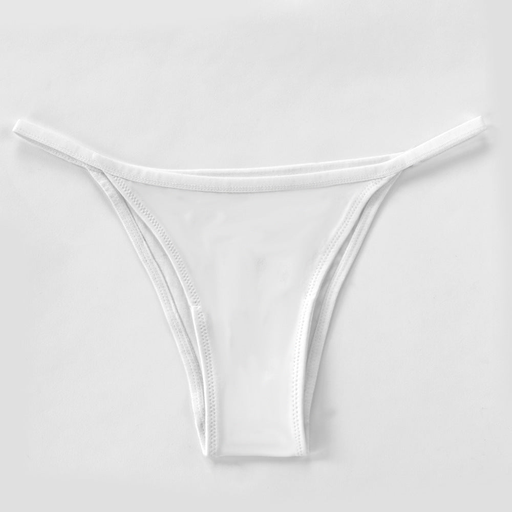 Pure Cotton Underwear Low Waist Butt Lift Thong Invisible Briefs