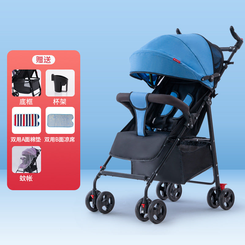 Ultra Light and Portable Baby Stroller Designed to Sit and Lie Simple Yet Functional