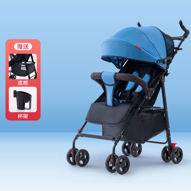 Ultra Light and Portable Baby Stroller Designed to Sit and Lie Simple Yet Functional