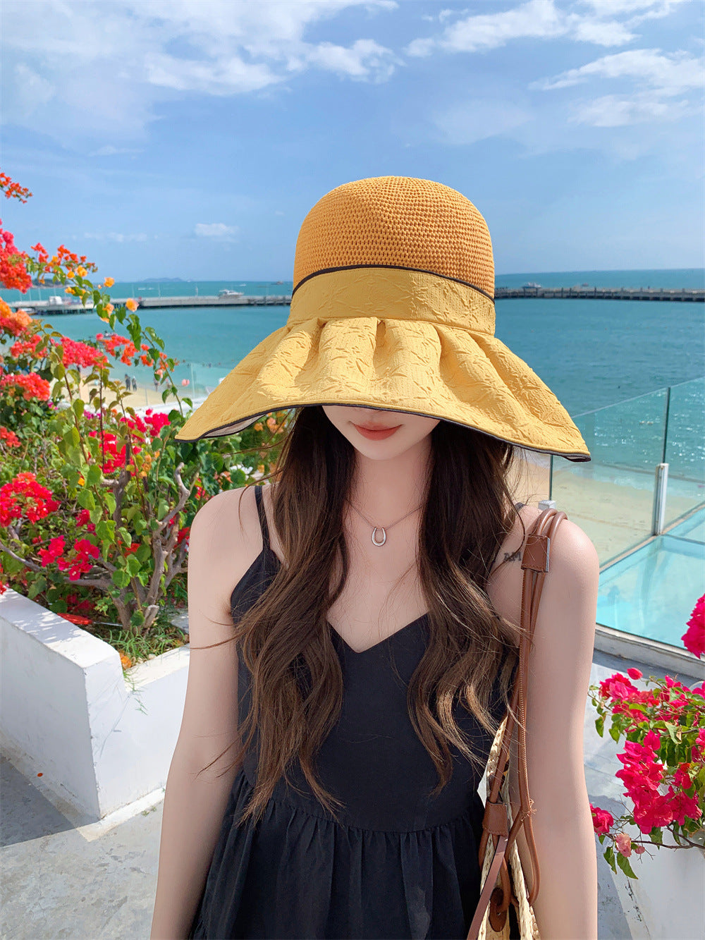 Sunshine Essentials Women Sun Protection Sun Hat with UV Protection Your Stylish Companion for Outdoor Adventures