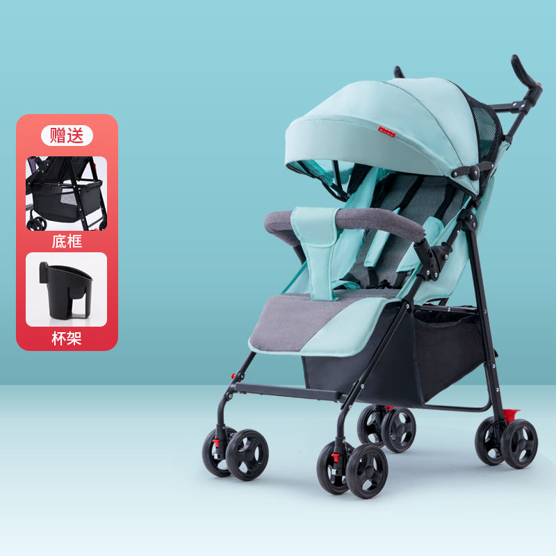 Ultra Light and Portable Baby Stroller Designed to Sit and Lie Simple Yet Functional