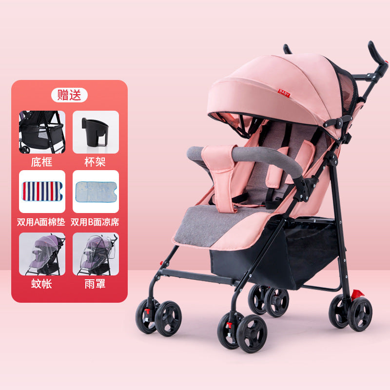 Ultra Light and Portable Baby Stroller Designed to Sit and Lie Simple Yet Functional