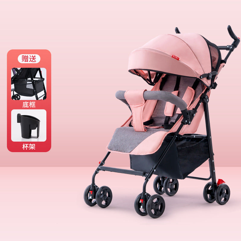 Ultra Light and Portable Baby Stroller Designed to Sit and Lie Simple Yet Functional