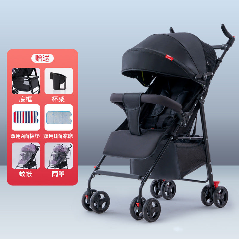 Ultra Light and Portable Baby Stroller Designed to Sit and Lie Simple Yet Functional